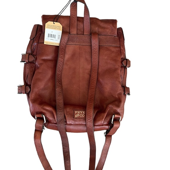 Frye Bags Leather Frye And Co Backpack In Cognac One Size Poshmark